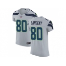 Nike Seattle Seahawks #80 Steve Largent Grey Alternate Men Stitched NFL Vapor Untouchable Elite Jersey