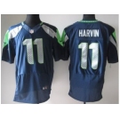 nike nfl jerseys seattle seahawks #11 harvin blue[Elite]