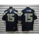 nike nfl jerseys seattle seahawks #15 flynn blue[Elite]