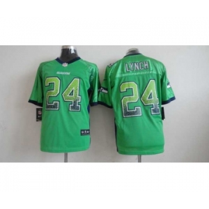 nike nfl jerseys seattle seahawks #24 marshawn lynch green[Elite drift fashion]