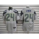 nike nfl jerseys seattle seahawks #24 marshawn lynch grey[Elite]