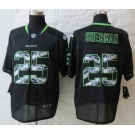 nike nfl jerseys seattle seahawks #25 sherman black[Elite united sideline]