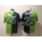 nike nfl jerseys seattle seahawks #25 sherman green-blue[Elite split]