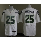 nike nfl jerseys seattle seahawks #25 sherman white[Elite]