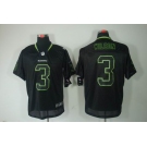 nike nfl jerseys seattle seahawks #3 wilson black[Elite lights out]