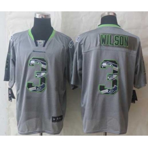 nike nfl jerseys seattle seahawks #3 wilson grey[Elite united sideline]