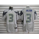 nike nfl jerseys seattle seahawks #3 wilson grey[Elite]