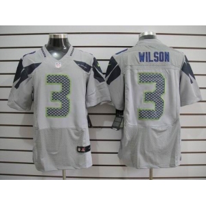 nike nfl jerseys seattle seahawks #3 wilson grey[Elite]