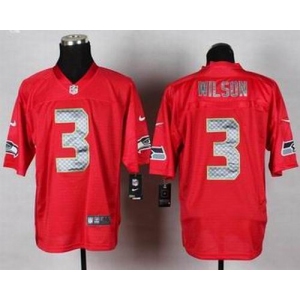 nike nfl jerseys seattle seahawks #3 wilson red[Elite]