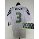 nike nfl jerseys seattle seahawks #3 wilson white[Elite signature]