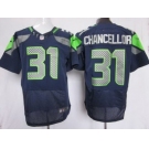 nike nfl jerseys seattle seahawks #31 kam chancellor blue[Elite]