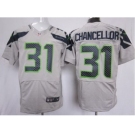 nike nfl jerseys seattle seahawks #31 kam chancellor grey[Elite]