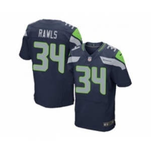 nike nfl jerseys seattle seahawks #34 rawls blue[Elite]