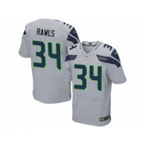 nike nfl jerseys seattle seahawks #34 rawls grey[Elite]