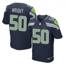 nike nfl jerseys seattle seahawks #50 wright blue[Elite]