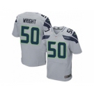 nike nfl jerseys seattle seahawks #50 wright grey[Elite]