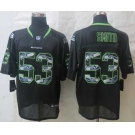 nike nfl jerseys seattle seahawks #53 smith black[Elite united sideline]