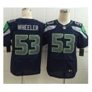 nike nfl jerseys seattle seahawks #53 wheeler blue[Elite][wheeler]