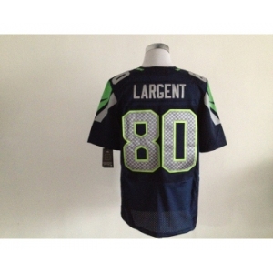 nike nfl jerseys seattle seahawks #80 largent blue[Elite]