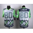 nike nfl jerseys seattle seahawks #80 largent noble fashion[2015 Elite]