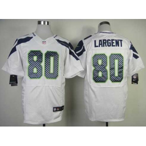 nike nfl jerseys seattle seahawks #80 largent white[Elite]