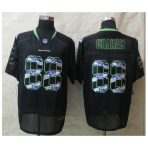 nike nfl jerseys seattle seahawks #88 graham black[Elite united sideline]