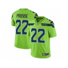 Men Nike Seattle Seahawks #22 C. J. Prosise Vapor Untouchable Limited Green NFL Jersey