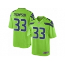 Men Nike Seattle Seahawks #33 Tedric Thompson Limited Green Rush NFL Jerseys