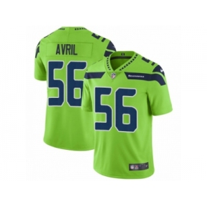Men Nike Seattle Seahawks #56 Cliff Avril Vapor Untouchable Limited Green NFL Jersey