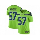 Men Nike Seattle Seahawks #57 Michael Wilhoite Vapor Untouchable Limited Green NFL Jersey