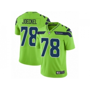 Men Nike Seattle Seahawks #78 Luke Joeckel Vapor Untouchable Limited Green NFL Jersey
