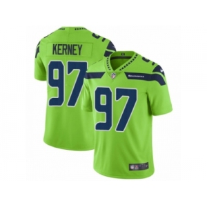 Men Nike Seattle Seahawks #97 Patrick Kerney Vapor Untouchable Limited Green NFL Jersey