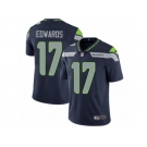 Men's Nike Seattle Seahawks #17 Braylon Edwards Vapor Untouchable Limited Steel Blue Team Color NFL Jersey