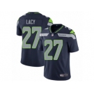 Men's Nike Seattle Seahawks #27 Eddie Lacy Vapor Untouchable Limited Steel Blue Team Color NFL Jersey