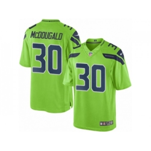 Men's Nike Seattle Seahawks #30 Bradley McDougald Limited Green Rush NFL Jersey