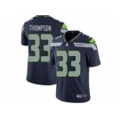 Men's Nike Seattle Seahawks #33 Tedric Thompson Vapor Untouchable Limited Steel Blue Team Color NFL Jersey