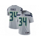 Men's Nike Seattle Seahawks #34 Thomas Rawls Vapor Untouchable Limited Grey Alternate NFL Jersey
