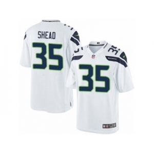 Men's Nike Seattle Seahawks #35 DeShawn Shead Limited White NFL Jersey