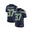 Men's Nike Seattle Seahawks #37 Shaun Alexander Vapor Untouchable Limited Steel Blue Team Color NFL Jersey