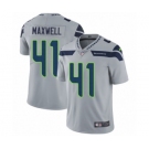 Men's Nike Seattle Seahawks #41 Byron Maxwell Grey Alternate Vapor Untouchable Limited Player NFL Jersey