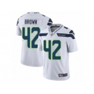 Men's Nike Seattle Seahawks #42 Arthur Brown Vapor Untouchable Limited White NFL Jersey