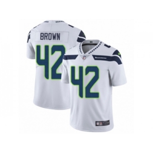 Men's Nike Seattle Seahawks #42 Arthur Brown Vapor Untouchable Limited White NFL Jersey