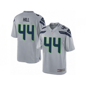 Men's Nike Seattle Seahawks #44 Delano Hill Limited Grey Alternate NFL Jersey