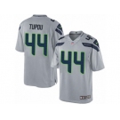 Men's Nike Seattle Seahawks #44 Tani Tupou Limited Grey Alternate NFL Jersey