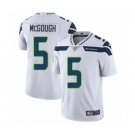 Men's Nike Seattle Seahawks #5 Alex McGough White Vapor Untouchable Limited Player NFL Jersey