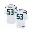 Men's Nike Seattle Seahawks #53 Arthur Brown Limited White NFL Jersey