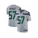 Men's Nike Seattle Seahawks #57 Michael Wilhoite Vapor Untouchable Limited Grey Alternate NFL Jersey