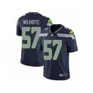 Men's Nike Seattle Seahawks #57 Michael Wilhoite Vapor Untouchable Limited Steel Blue Team Color NFL Jersey