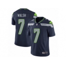 Men's Nike Seattle Seahawks #7 Blair Walsh Steel Blue Team Color Vapor Untouchable Limited Player NFL Jersey