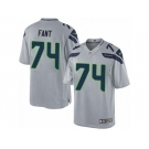 Men's Nike Seattle Seahawks #74 George Fant Limited Grey Alternate NFL Jersey